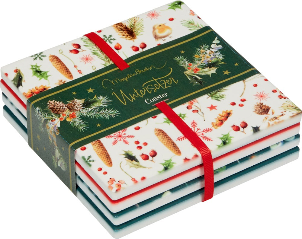 Untersetzer (4 St.sort.) - Zauberhafter Winterwald, Die Spiegelburg, 22922