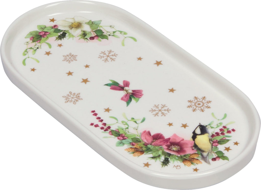 Servierteller - Die Spiegelburg, Weihnachten, Weihnachtsteller, Winterteller, Plätzchenteller 23494