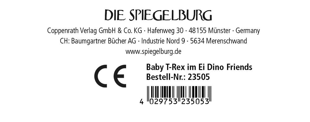 Die Spiegelburg, Plüschtiere, Plüschtier, Kuscheltier, Dinosaurier, T-Rex, Dino, 23505