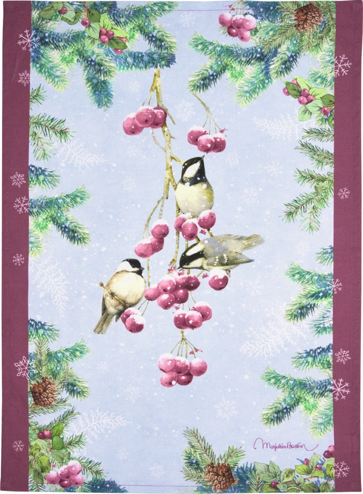 Geschirrtuch Romantische Weihnachten, Küchentuch, Advent,  23640