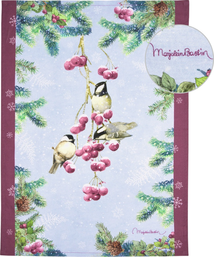Geschirrtuch Romantische Weihnachten, Küchentuch, Advent,  23640