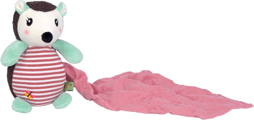 Kuscheltier mit Schnuffeltuch "Igel" Little Wonder, Die Spiegelburg, Schmusetuch 23688