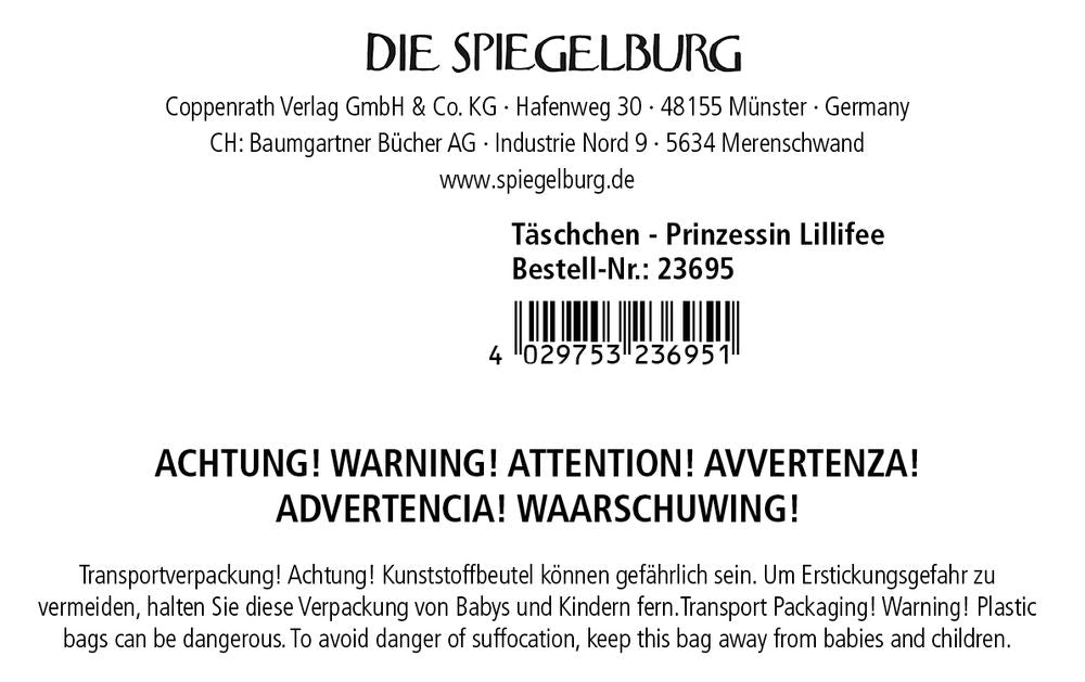 Glitzer-Täschchen Herz - Prinzessin Lillifee 23695